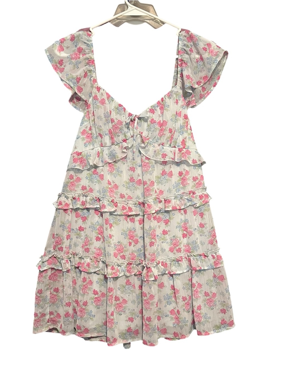 Altar’d State Floral Ruffle Dress Size XS